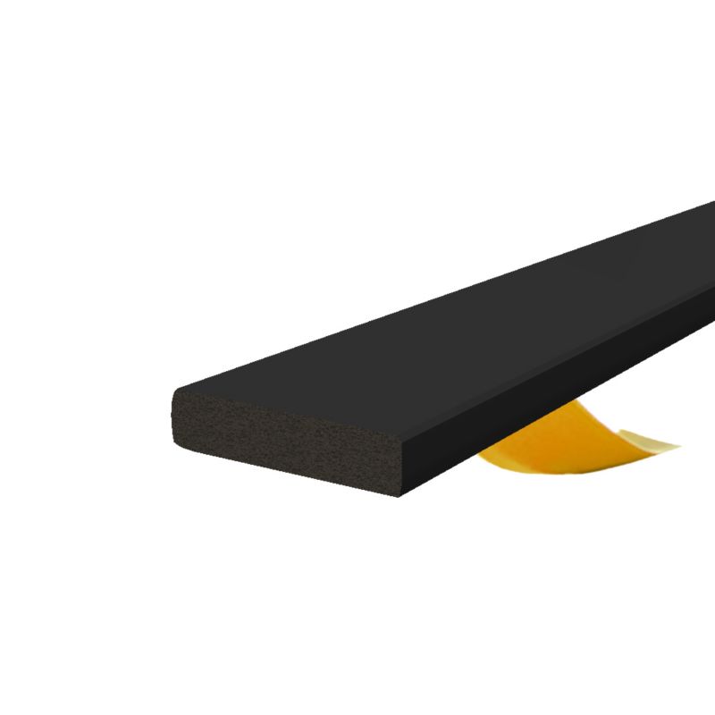 Uszczelka samoprzylepna KYCT EPDM do okien i drzwi I 8x2 mm 30 m czarna 1 szt