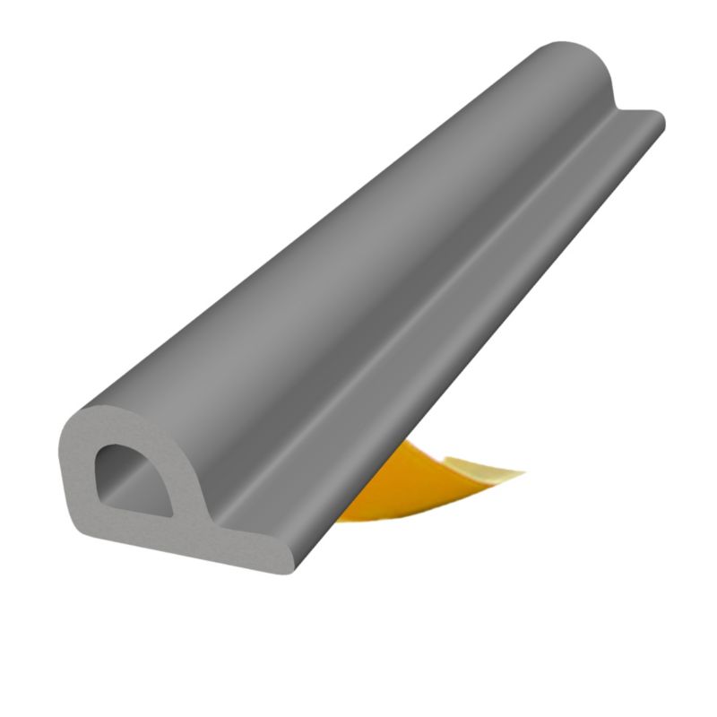 Uszczelka samoprzylepna KYCT EPDM do okien i drzwi P 9x5,5 mm 1 m szara 1 szt