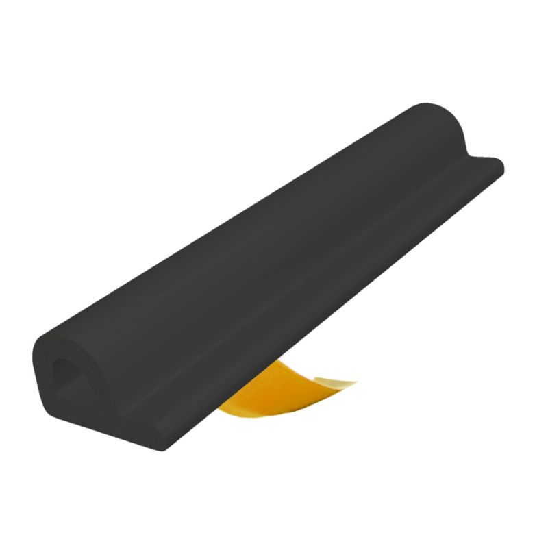 Uszczelka samoprzylepna KYCT EPDM do okien i drzwi P 9x5,5 mm 100 m czarna 1 szt