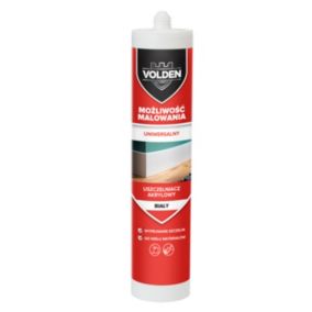 Uszczelniacz akrylowy Volden uniwersalny 280 ml biały