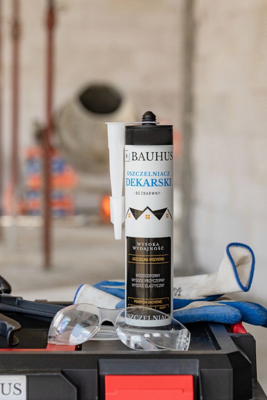 Uszczelniacz dekarski bezbarwny Bauhus do dachów, rynien 280 ml