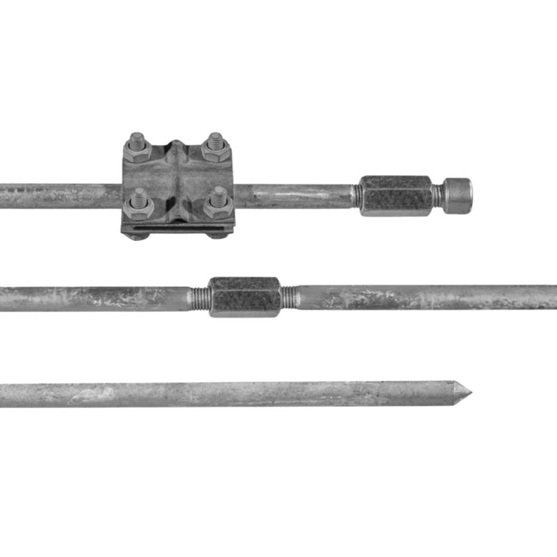 Uziom Pawbol Skręcany Kompletny 3M Fi16Mm Ocynk Galwaniczny R.8055G 1 szt