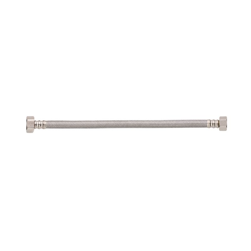 Wąż Wężyk Przyłączeniowy do wody GW/GW 1/2" x 3/8" 80 cm Stalowy INVENA 1 szt.