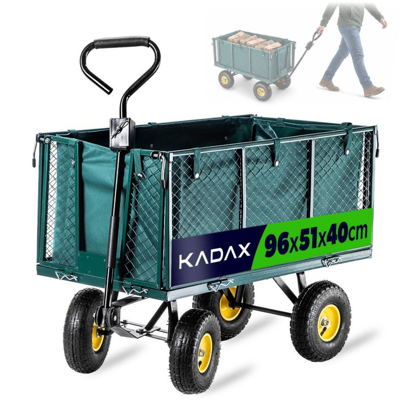 Wózek KADAX Ogrodowy Transportowy Przyczepka 450kg 1szt.