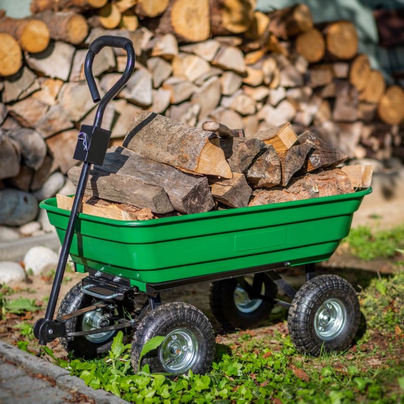 Wózek KADAX Taczka Ogrodowy Transportowy Wywrotka 300kg mocna Taczki Przyczepka 1szt.