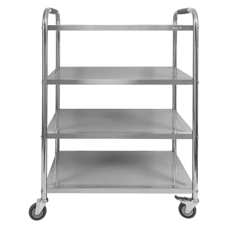 Wózek kelnerski cateringowy Mega-M X STANDARD ze stali nierdzewnej 4-półkowy 86x54x126 cm 1szt.