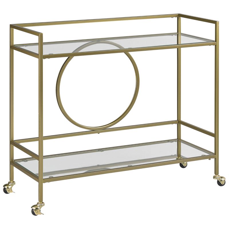 Wózek kuchenny Kerry Metal Złoty 1 szt.