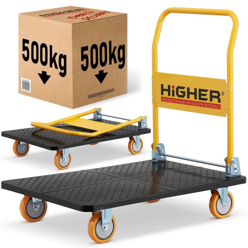 Wózek magazynowy transportowy składany HIGHER PRO 500kg LH10-500 1 szt