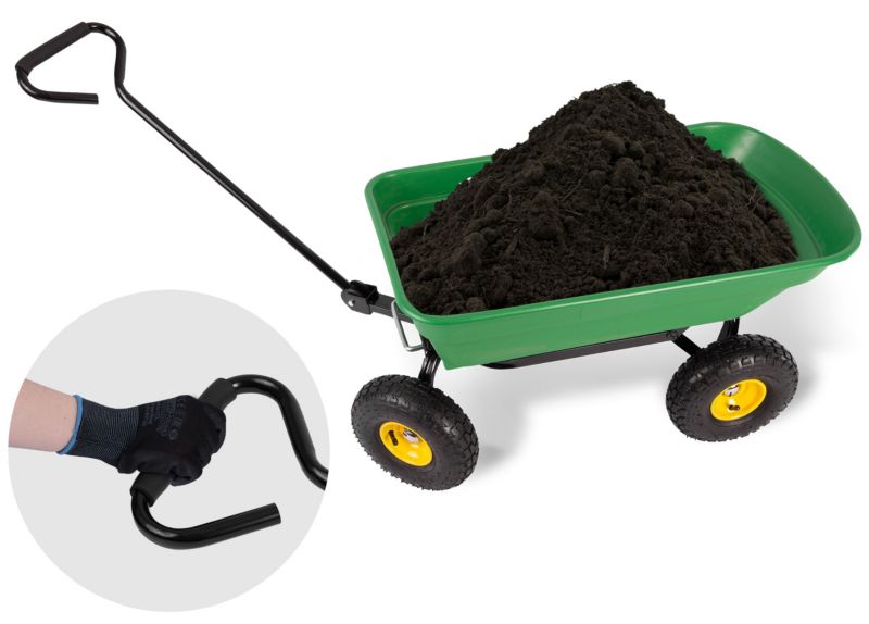 Wózek ogrodowy Humberg transportowy taczka wywrotka przyczepka 3w1 200 kg 1szt.