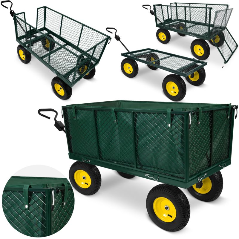 Wózek ogrodowy Humberg transportowy taczka wywrotka przyczepka 500kg 1szt.