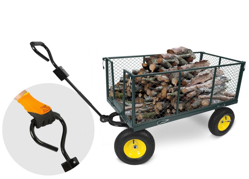 Wózek ogrodowy Humberg transportowy taczka wywrotka przyczepka 500kg 1szt.