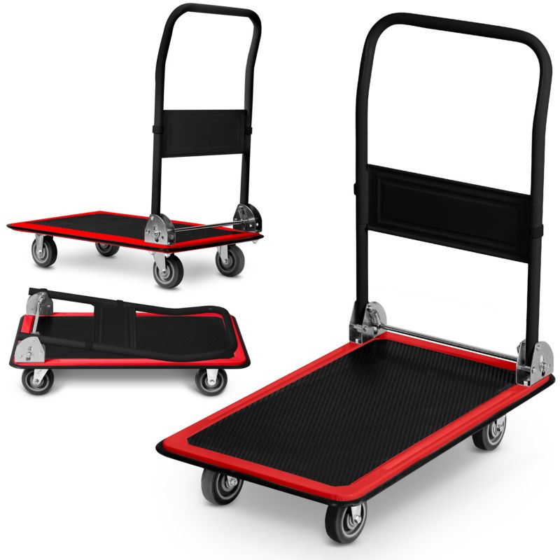 Wózek platformowy Humberg HM-505 transportowy towarowy magazynowy składany 150kg 1 szt.
