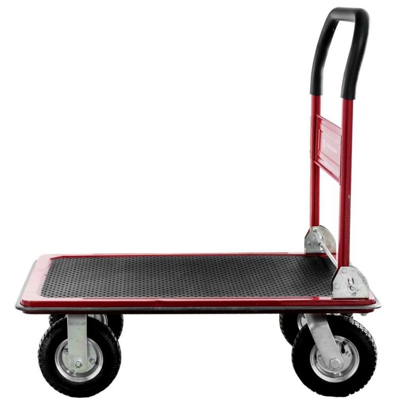 Wózek platformowy magazynowy transportowy Forkberg koła pneumatyczne 450kg 1szt.