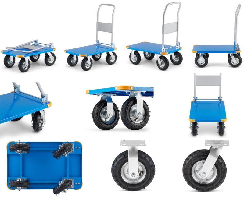 Wózek platformowy transportowy magazynowy 450kg