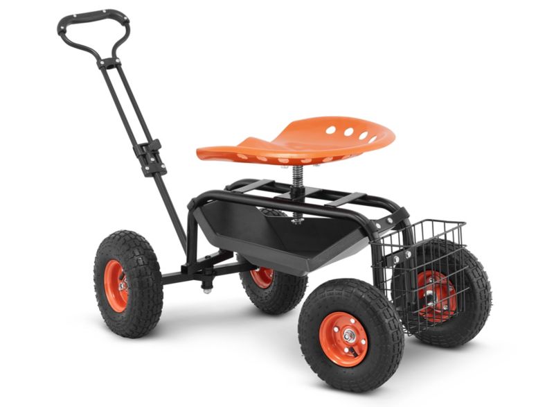 Wózek taboret ogrodowy na kółkach ławka HIGHER PL-WOG 1 szt
