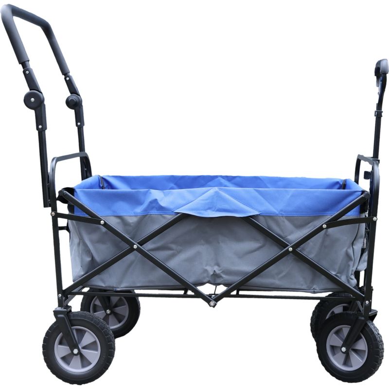 Wózek transportowy DREL składany plażowy ogrodowy turystyczny 90 kg rączka, 1 szt.