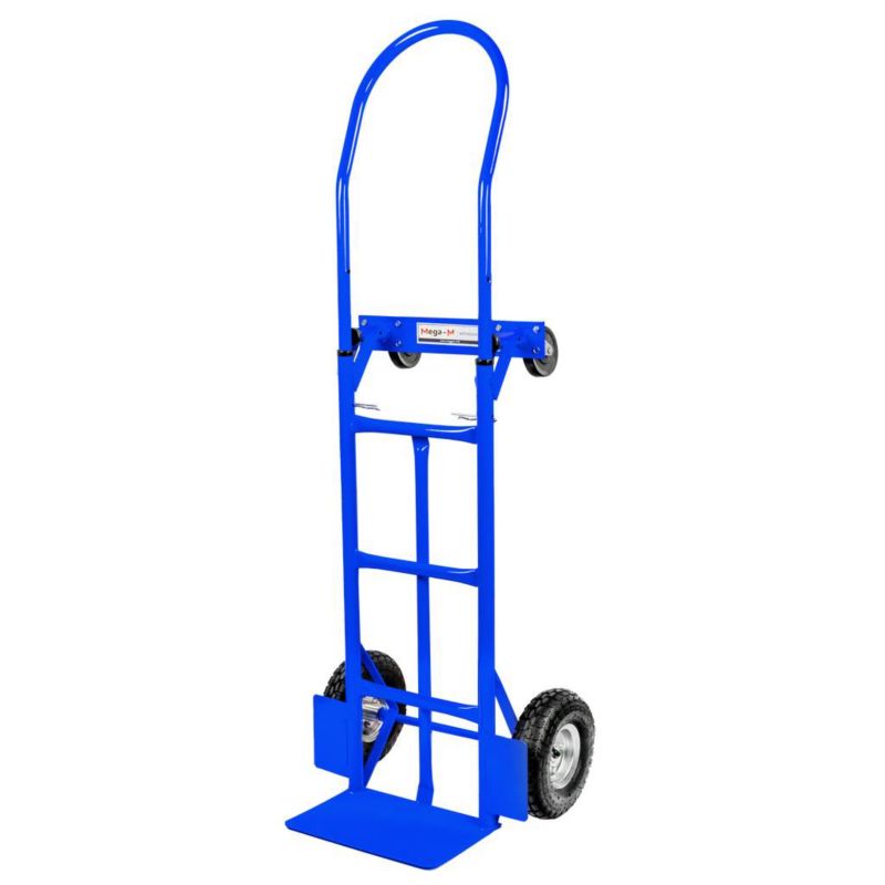 Wózek transportowy magazynowy młynarka Mega-M 2w1 rozkładany niebieski 250kg 1szt.