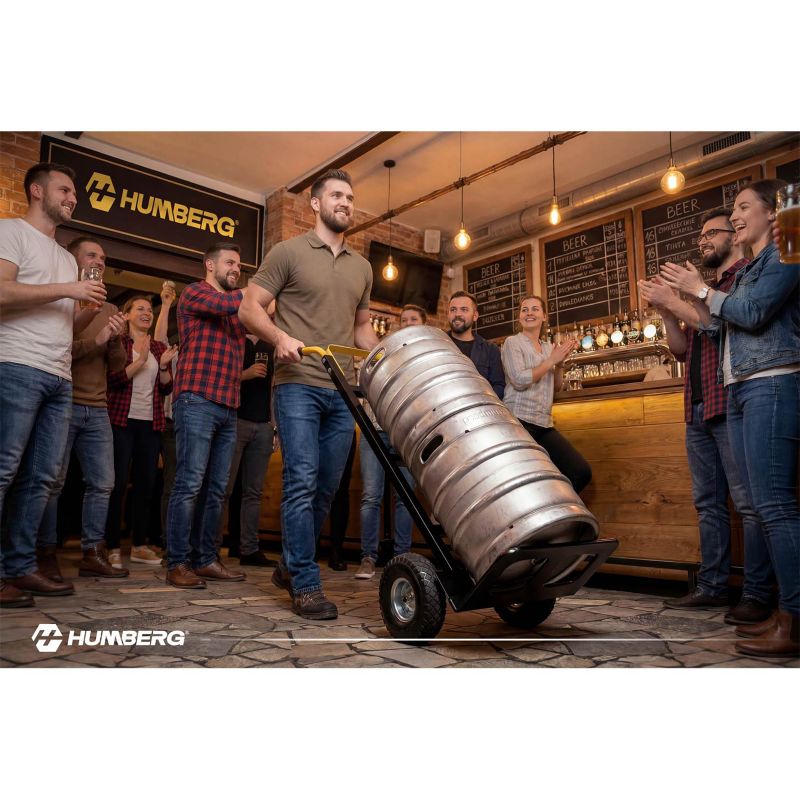 Wózek transportowy składany Humberg HM-516 taczkowy młynarka magazynowy 250kg 1szt.