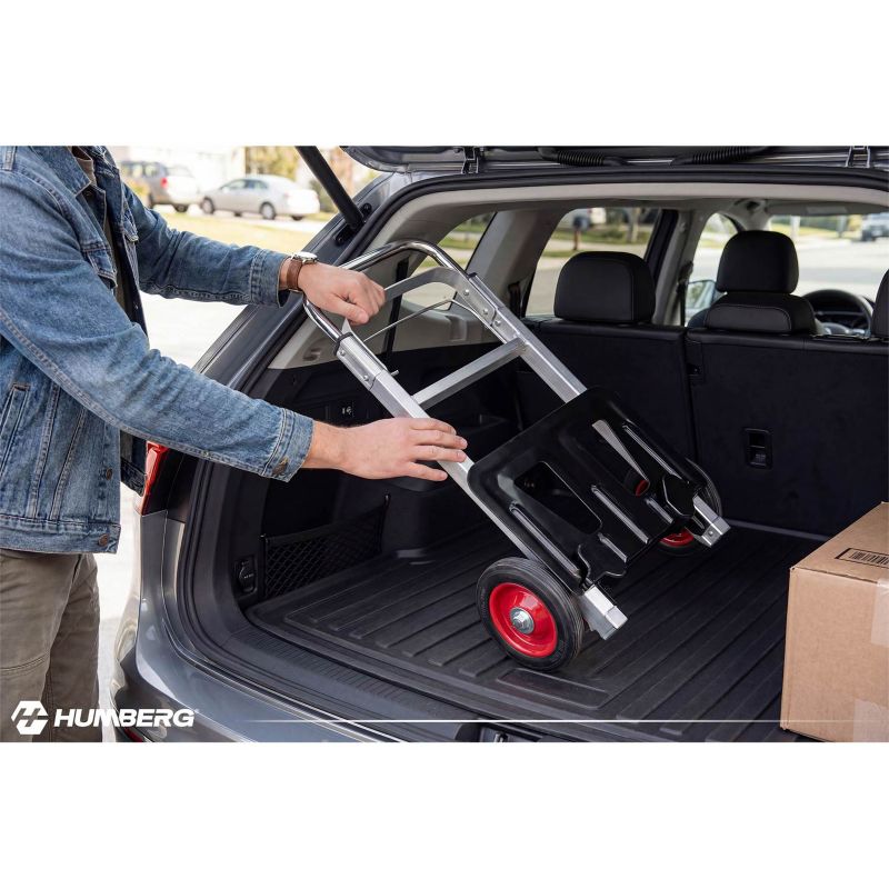 Wózek transportowy składany Humberg HM-518 taczkowy młynarka magazynowy 90kg 1szt.