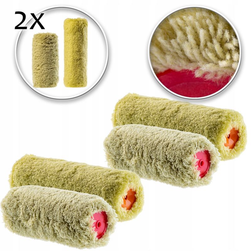 Wałek malarski KADAX Zapas Gruby Włos 20 i 25cm 2szt