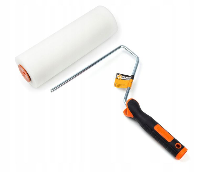 Wałek malarski Polax FOAM RUBBER 80mm 25cm Rączka do wałka 8 250mm 1szt.