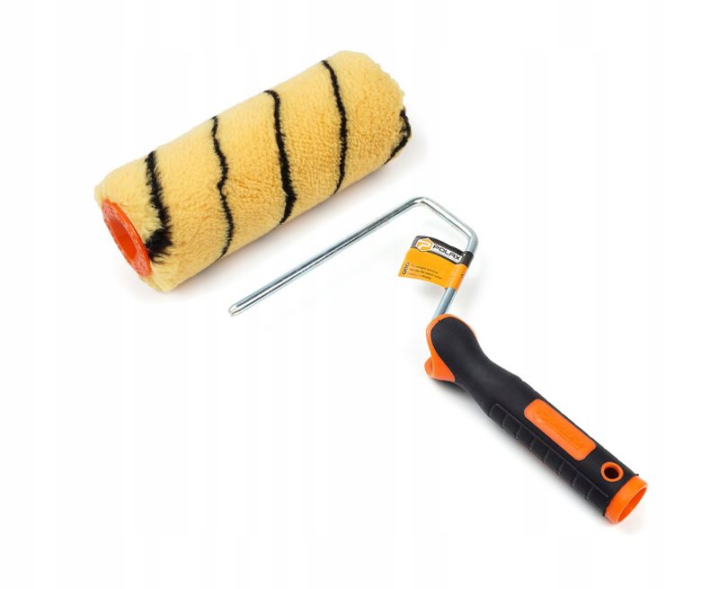 Wałek malarski Polax PREMIUM Orange 18cm 48mm Rączka do wałka 8 180mm 1szt.