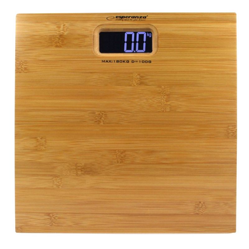 Waga łazienkowa Esperanza Bamboo EBS012 180 kg 30x30x2 cm 1 szt.
