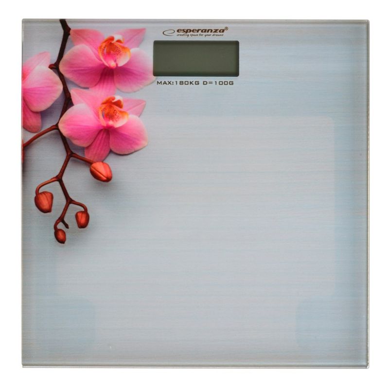 Waga łazienkowa Esperanza Orchid EBS010 180 kg dokładność 100 g 30x30x2 cm 1 szt.