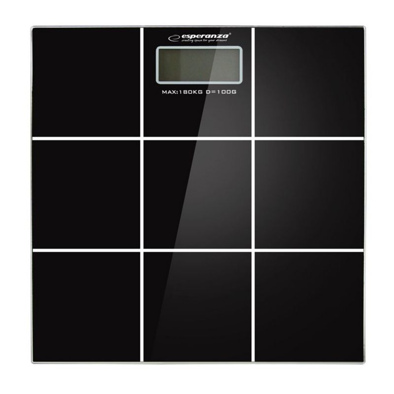 Waga łazienkowa Esperanza Salsa EBS004 180 kg czarna 30x30 cm 1 szt.