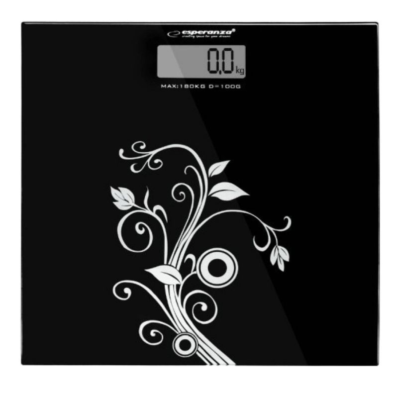 Waga łazienkowa Esperanza Yoga EBS003 180 kg szkło hartowane 30x30x2 cm 1 szt.