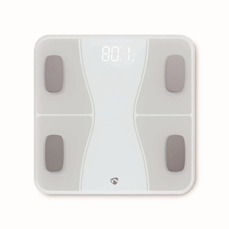 Waga łazienkowa Nedis SmartLife BTHPS11WT Bluetooth biała - 1 szt.
