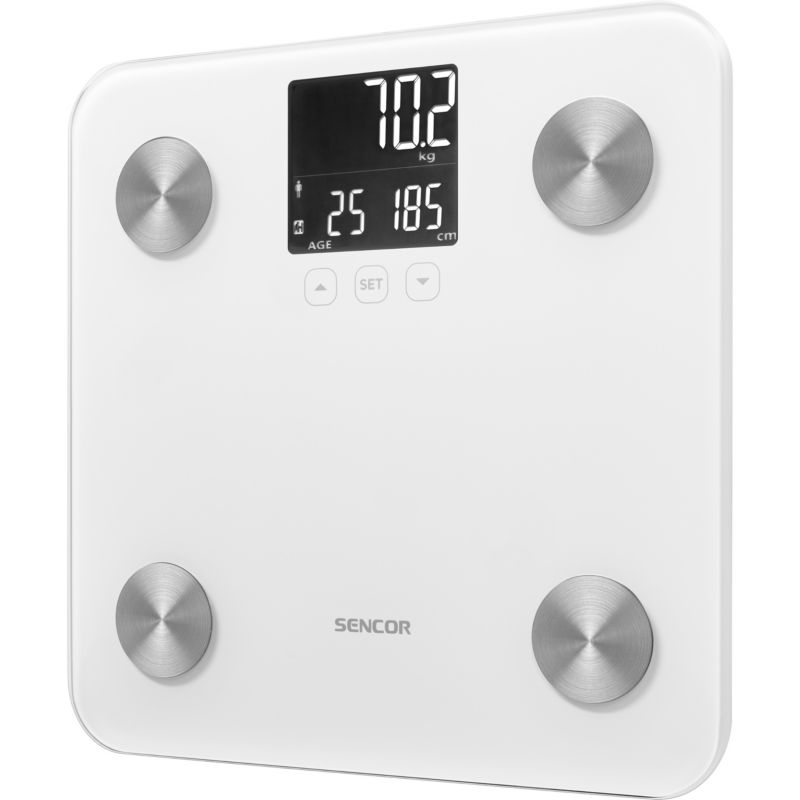 Waga Łazienkowa Sencor SBS 6025WH Fitness LCD 1szt