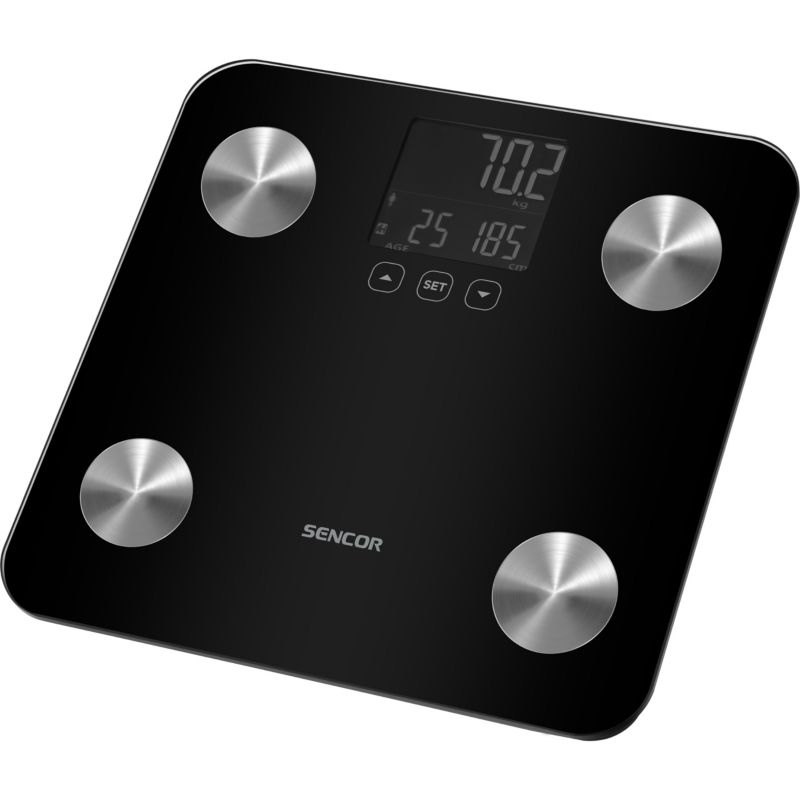 Waga Łazienkowa Sencor SBS 6026BK Fitness LCD 1szt