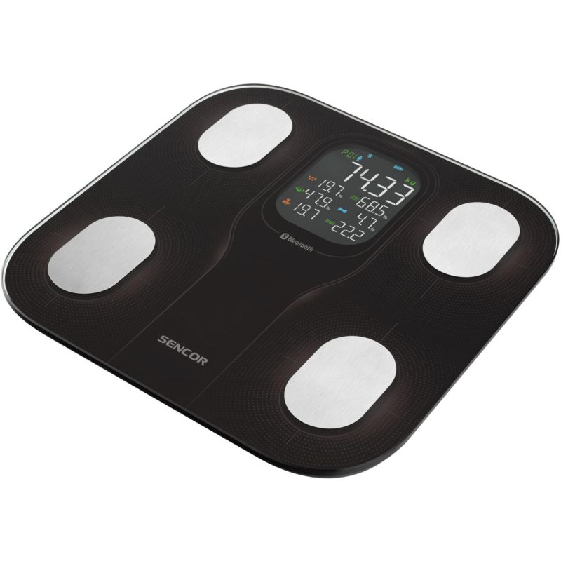 Waga Łazienkowa Sencor SBS 9002BK Osobista Inteligentna Fitness BMI IOS Android 1szt