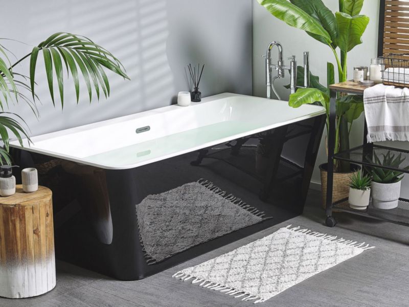 Wanna 170 x 80 cm czarna Hassel 1 szt.