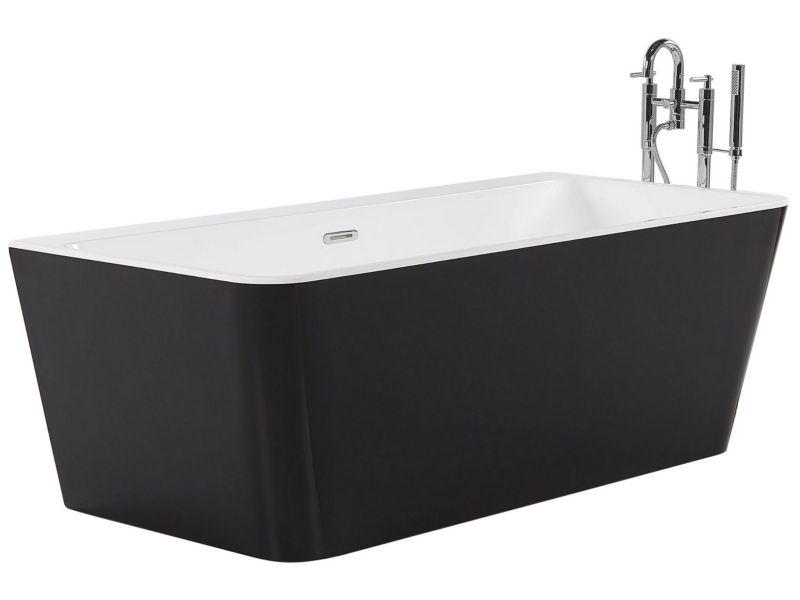 Wanna 170 x 80 cm czarna Hassel 1 szt.