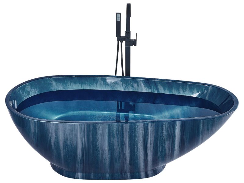 Wanna 170 x 80 cm efekt marmuru granatowa Rioja 1 szt.