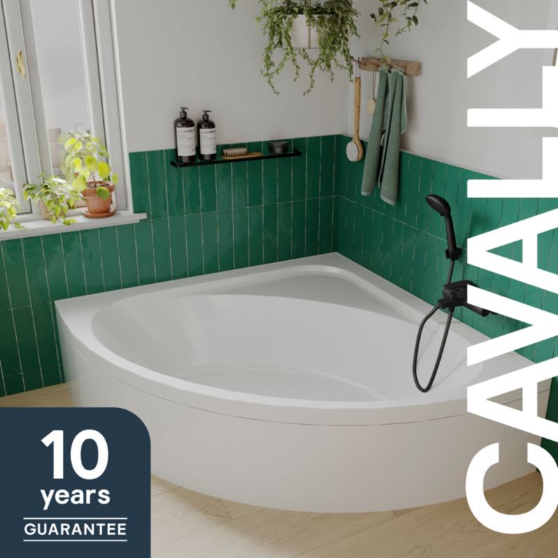 Wanna akrylowa GoodHome Cavally 140 x 140 cm narożna