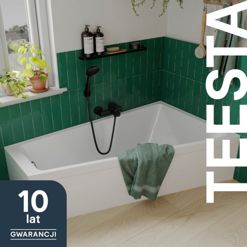 Wanna akrylowa GoodHome Teesta 150 x 90 cm prawa