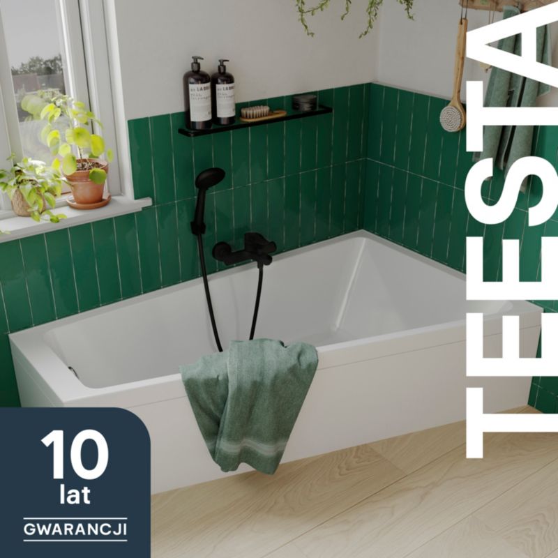 Wanna akrylowa GoodHome Teesta 160 x 90 cm lewa