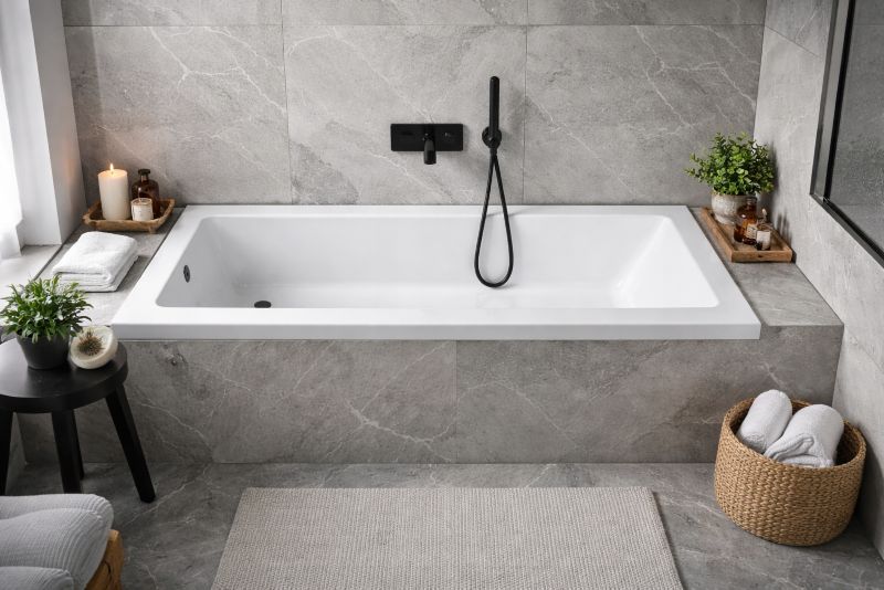 Wanna Corciano prostokątna biała Valencia Akrylowa Prawa/Lewa 170 x 70 Syfon 1szt.