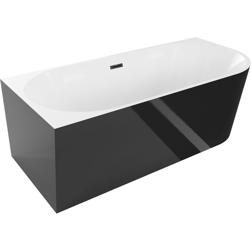 Wanna narożna Mexen Mia biała czarna 170x80 cm  52691708075L-70 1 szt.