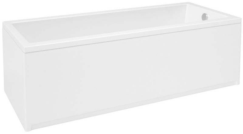 Wanna prostokątna 170 x 70 z obudową syfon akrylowa biała Laminart 1 szt.