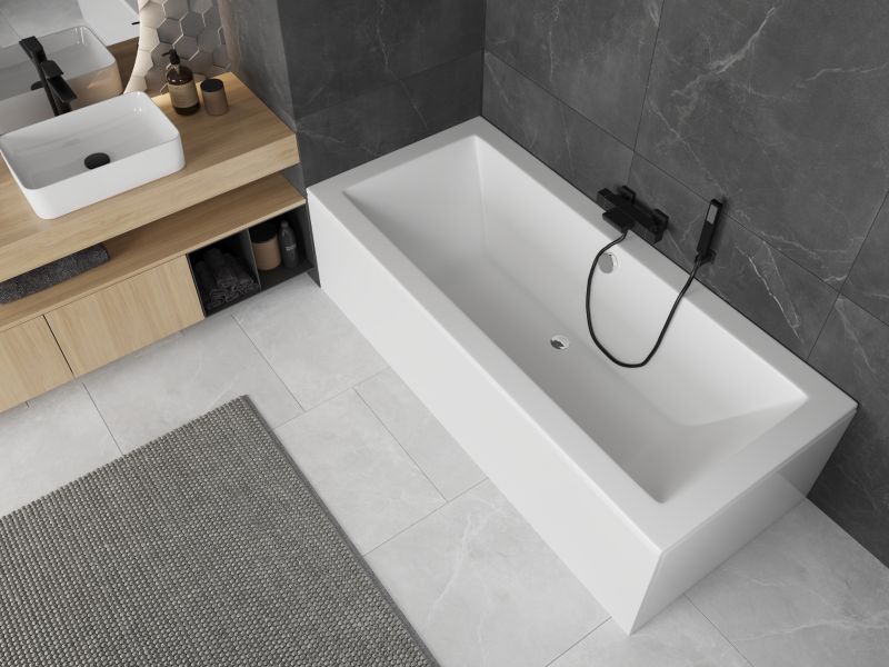 Wanna prostokątna Mexen Cube biała 180x90 cm  55051809000X1 szt.