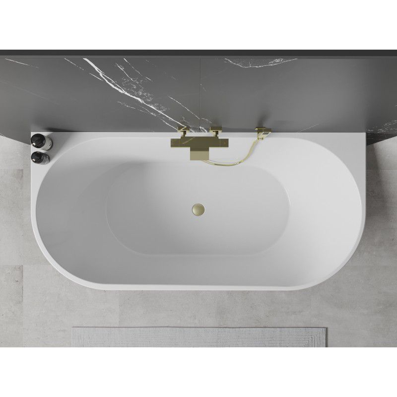 Wanna przyścienna Mexen Oval biała 150 x 75 cm 1 szt.