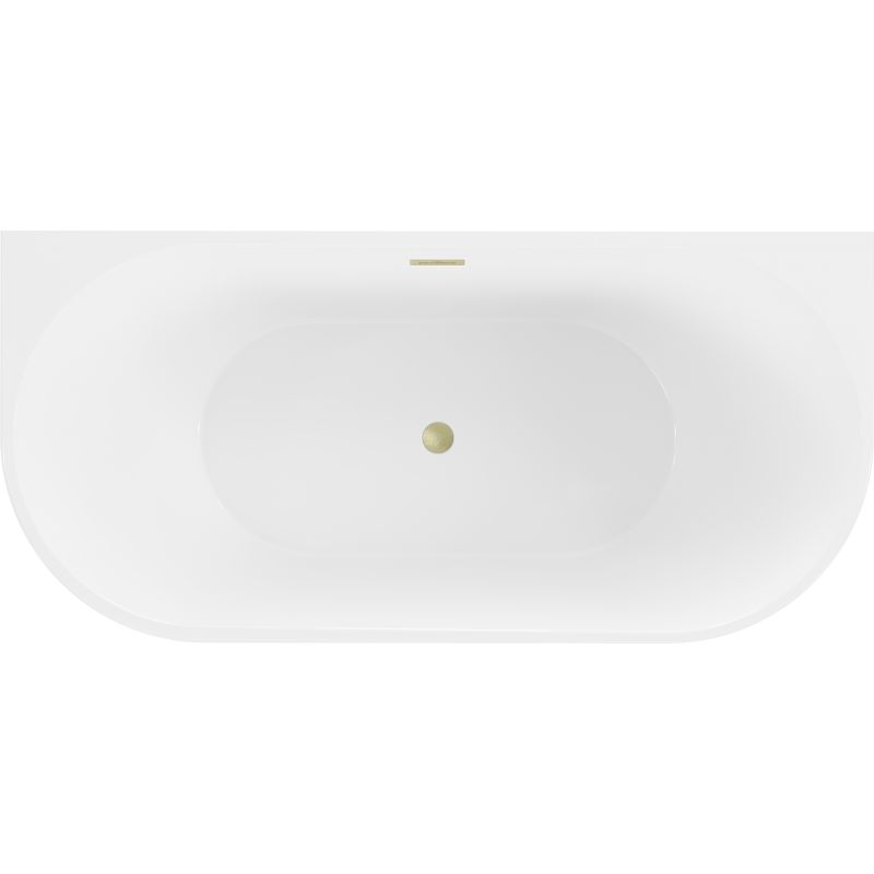 Wanna przyścienna Mexen Oval biała 150 x 75 cm 1 szt.