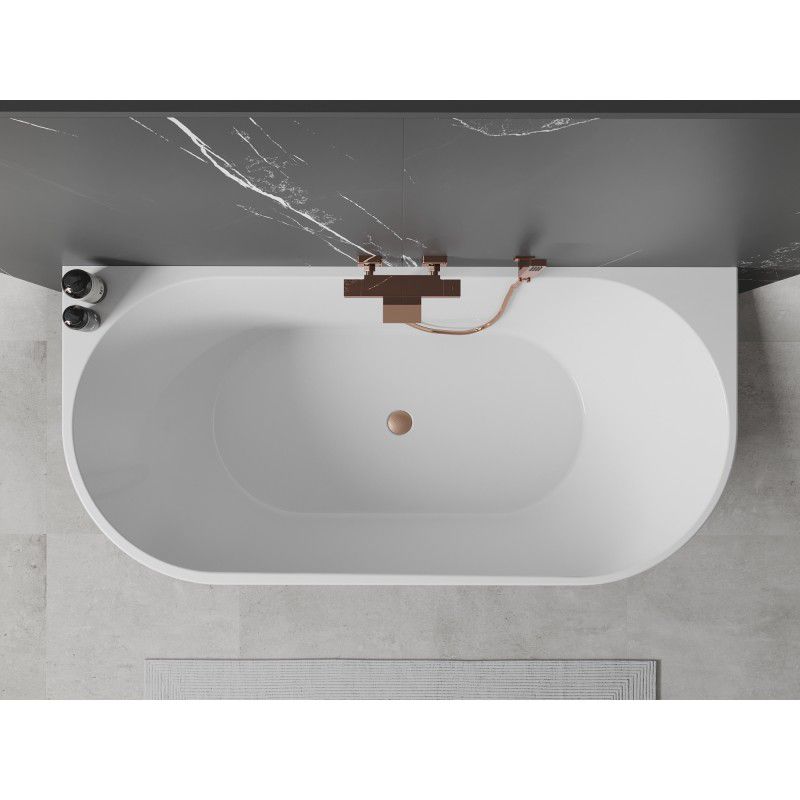 Wanna przyścienna Mexen Oval biała 150x75 cm  52671507500-65 1 szt.