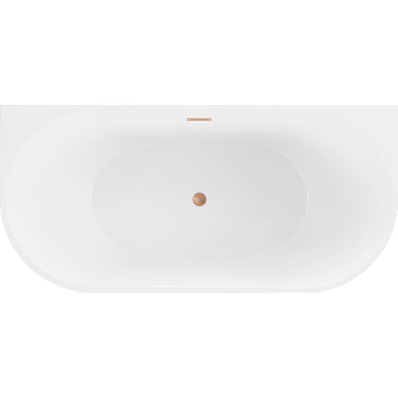 Wanna przyścienna Mexen Oval biała 150x75 cm  52671507500-65 1 szt.