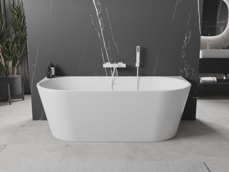 Wanna przyścienna Mexen Oval biała 170x80 cm  52671708000-201 szt.