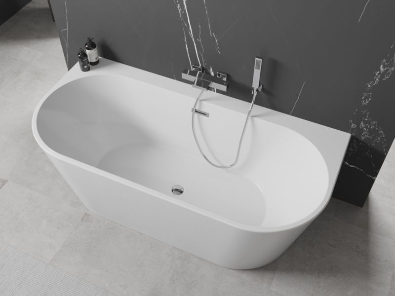 Wanna przyścienna Mexen Oval+ biała 170x80 cm  52681708000-011 szt.